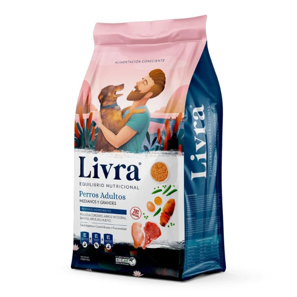 Producto - Livra Perros Adultos Medianos y Grandes 15 kg