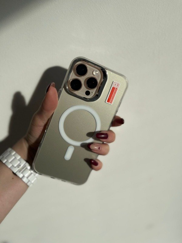 Producto - Case magsafe electro plateado