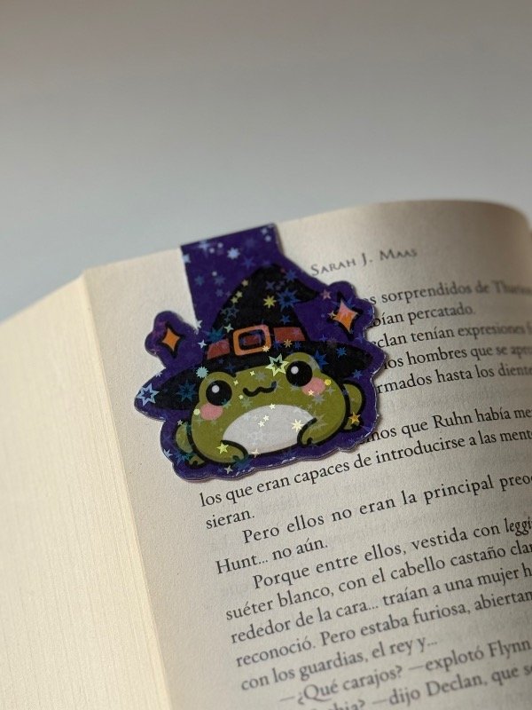 Producto - señalador magnético sapito violeta