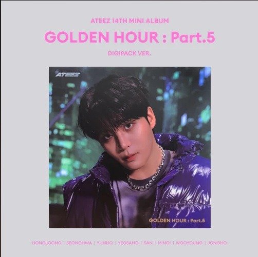 Producto - Ateez Golden Hour Part 5 Digipack Member Version JONGHO - 0