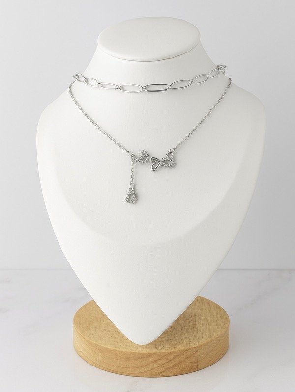 Producto - CADENA CORAZONES CON CUBICS 3443