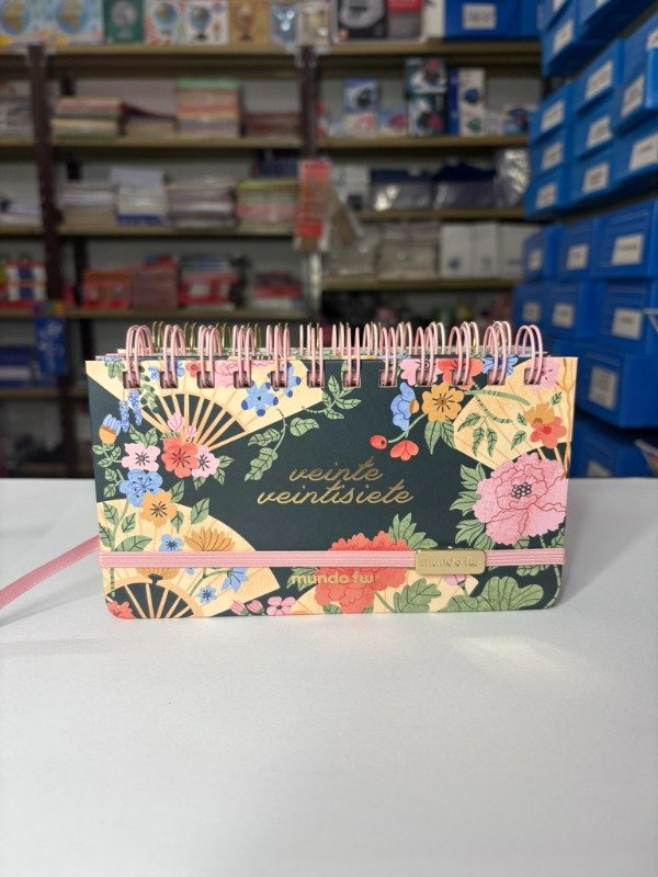 Producto - Agenda Semanal c/espiral POCKET 17x9,5cm - CUTE - "Mundo FW" - 1