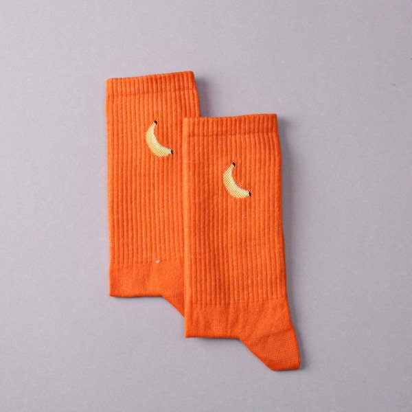 Producto - MEDIAS BANANAS CREW SOCKS - NARANJA