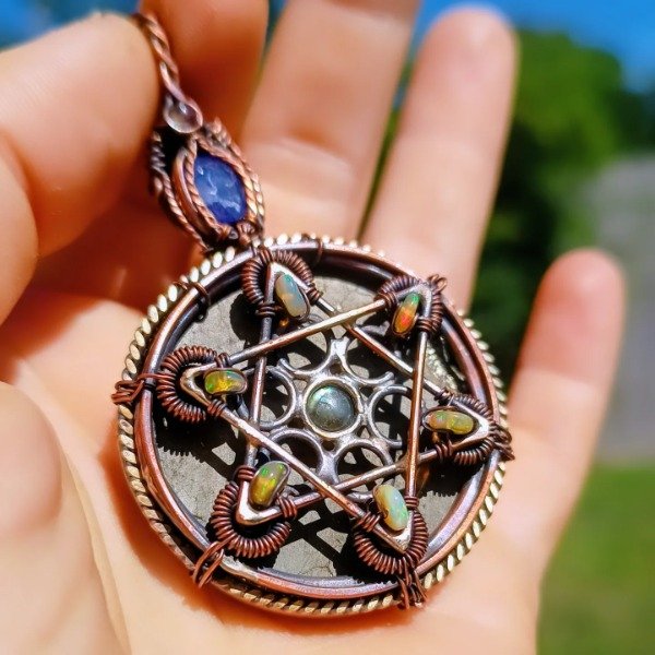 Producto - Medallón Metatron con Pirita