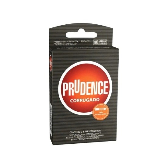 Producto - Preservativo Corrugado 12 cajas x3unid (Prudence)