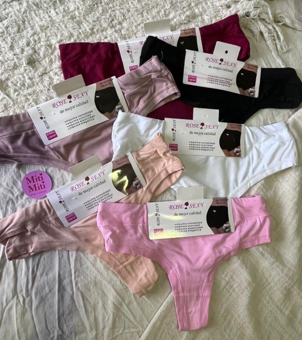 Producto - Culotteless algodón ROSE SEXY- COD 2024