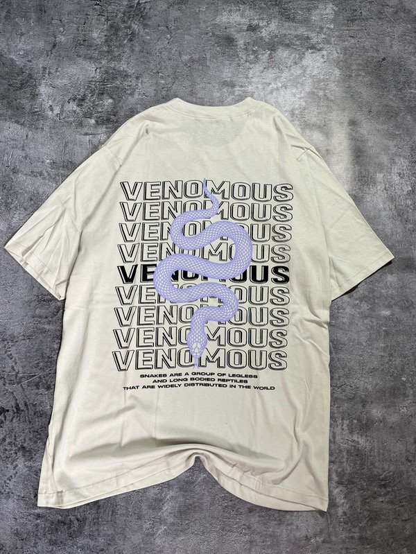Producto - Venomous - Oversize - Crema