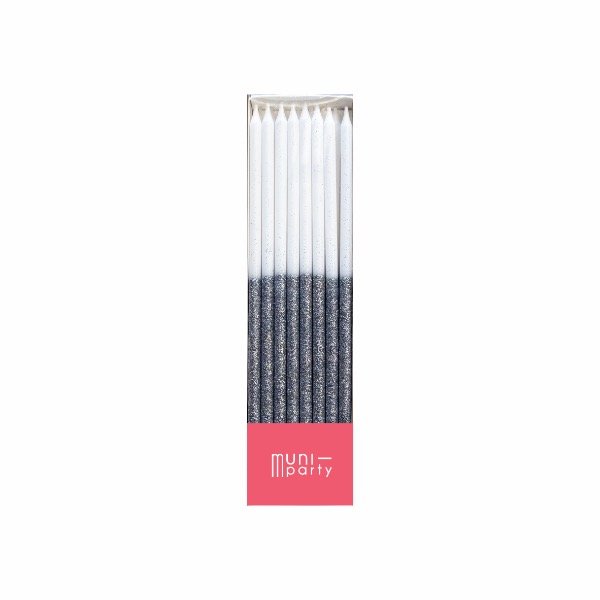 Producto - Vela Bicolor Plata x16