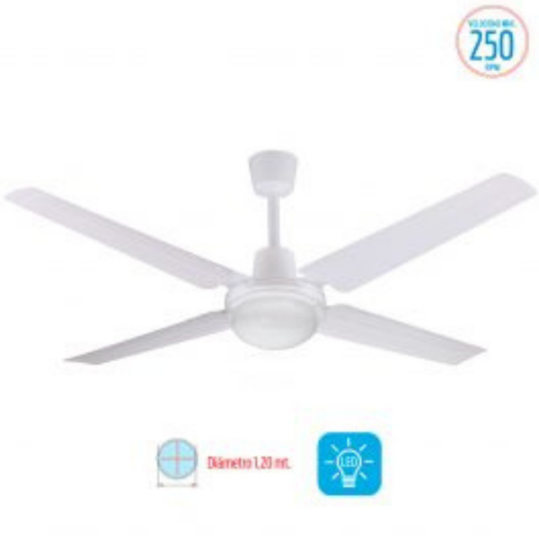 Producto - VENTILADOR DE TECHO CON LUZ VTHB114 LILIANA