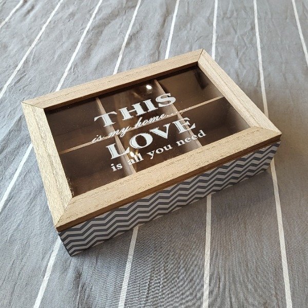 Producto - Caja de té Love Home