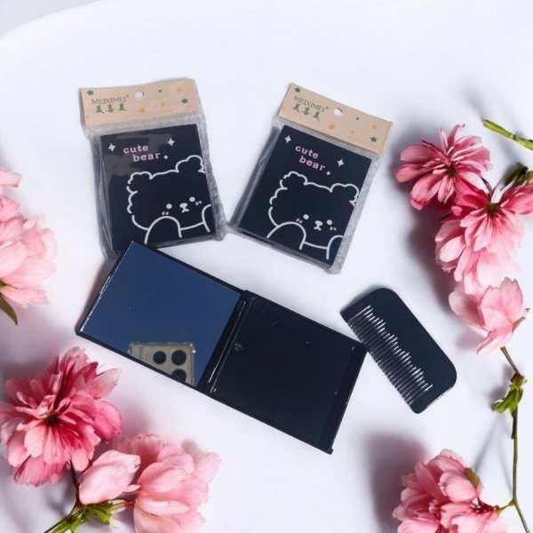 Producto - Espejo oso de cartera con peine
