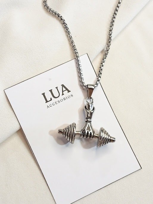 Producto - Collar mano y mancuerna - Acero quirúrgico