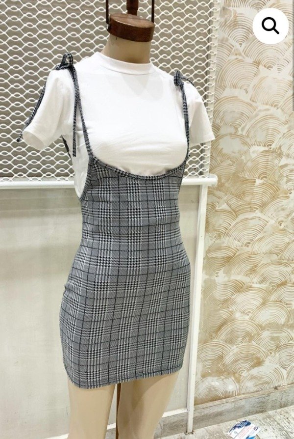 Vestido Cuadros Tipo JUMPER ( NO INCLUYE REMERA)