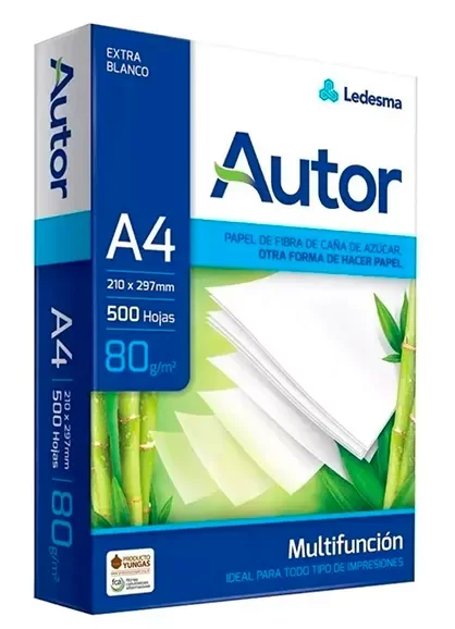 Producto - Resma Autor A4 80gr