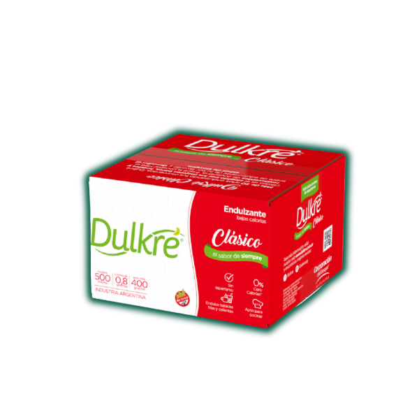 Producto - Bulto de Dulkré clásico 500 sobres