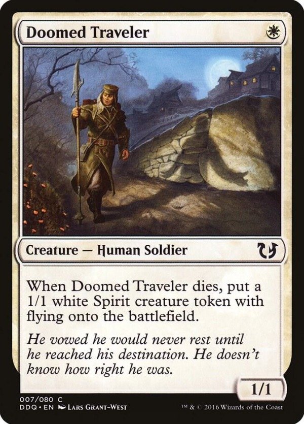 Producto - Doomed Traveler  Duel Decks: Blessed vs. Cursed