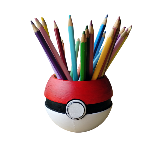 Producto - Lapicero Pokebola Pokemon Porta Lapices Organizador 3d