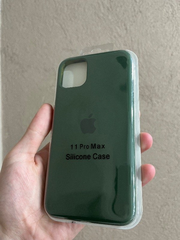 Producto - Silicone 11 pro Max verde oscuro