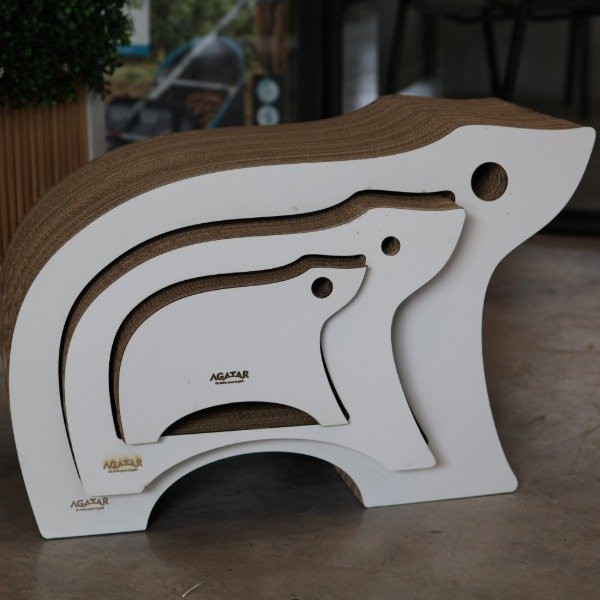 Producto - rascador de cartón rinoceronte