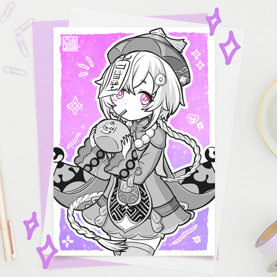 Producto - Ilust. Qiqi // Genshin Impact