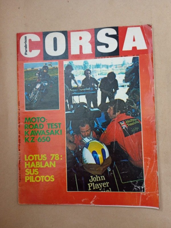 Producto - Corsa #590 - Lotus 78 Kawasaki KZ650 - Abril  Septiembre 1977