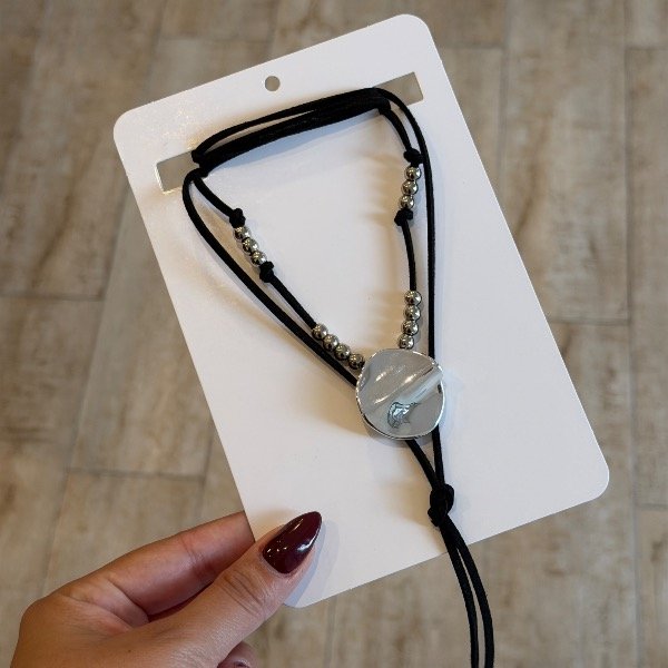 Producto - Chocker negro circulo