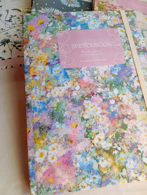 Producto - SketchBook A5 Flores cute - 3