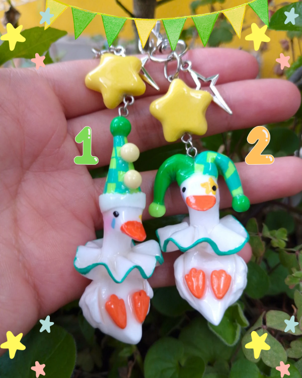 Producto - llaveros patitos payasos 1