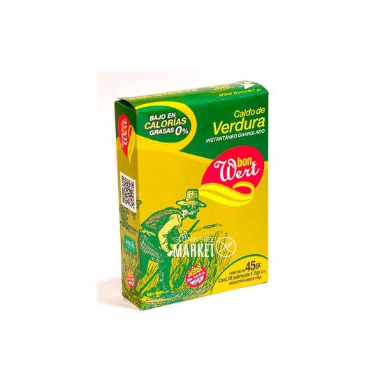Producto - BON WERT CALDO VERDURA X 10 SOBRES SIN TACC