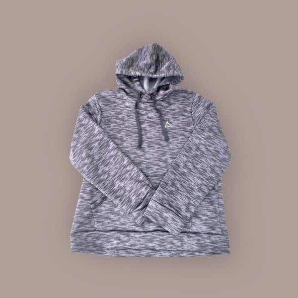 Producto - Buzo jaspeado gris con friza
