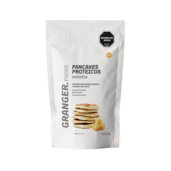 Producto - Pancakes Proteicos Salados sabor Queso 450gr - Granger