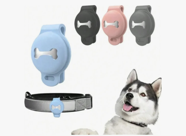 Producto - Funda de silicona porta Aitag/Mitag -perros-