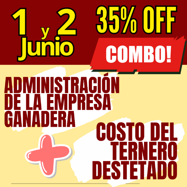 Producto - COMBO 2 CURSOS: Administración Ganadera + Costo del Ternero