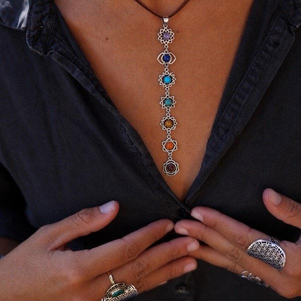 Producto - Dije Chakras Plata - 1