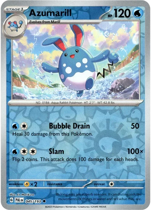 Producto - Azumarill - 045/193 - Paldea Evolved - Reverse Holo