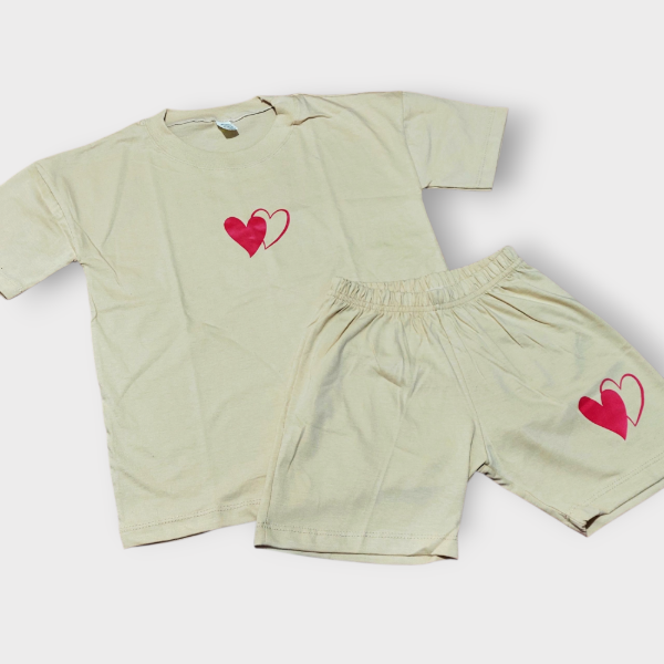 Producto - Conjunto Corazón Beige T10 T16