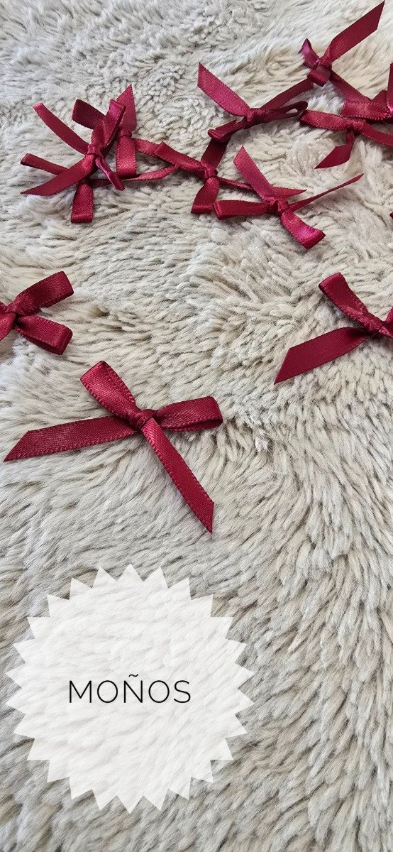 Producto - Moños BORDO 10 un