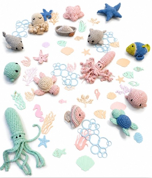 Producto - Set de Mar tejido