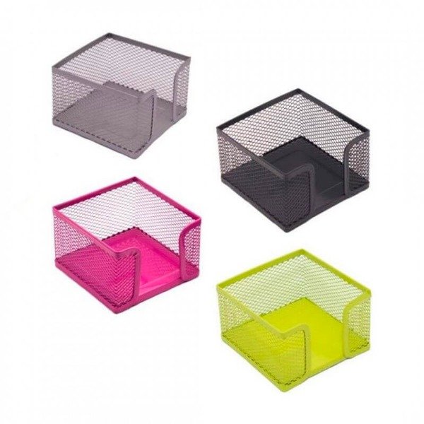 Producto - CUBO PORTAPAPELES VALUES DE METAL 9 X 9
