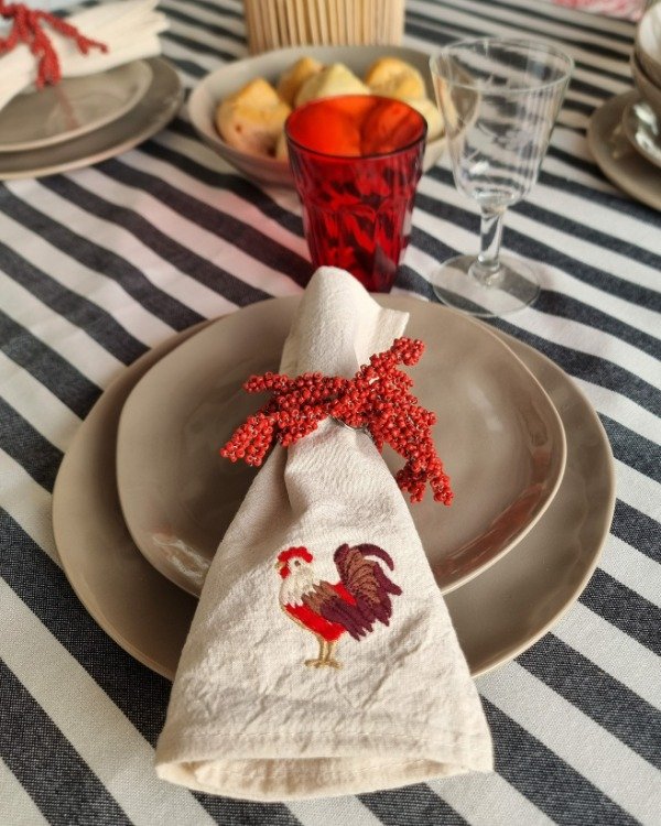 Producto - Servilleta Gallo Set x2