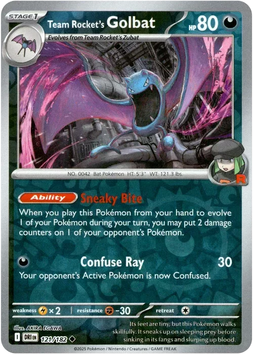 Producto - Team Rocket's Golbat - 121/182 - Destined Rivals - Reverse Holo