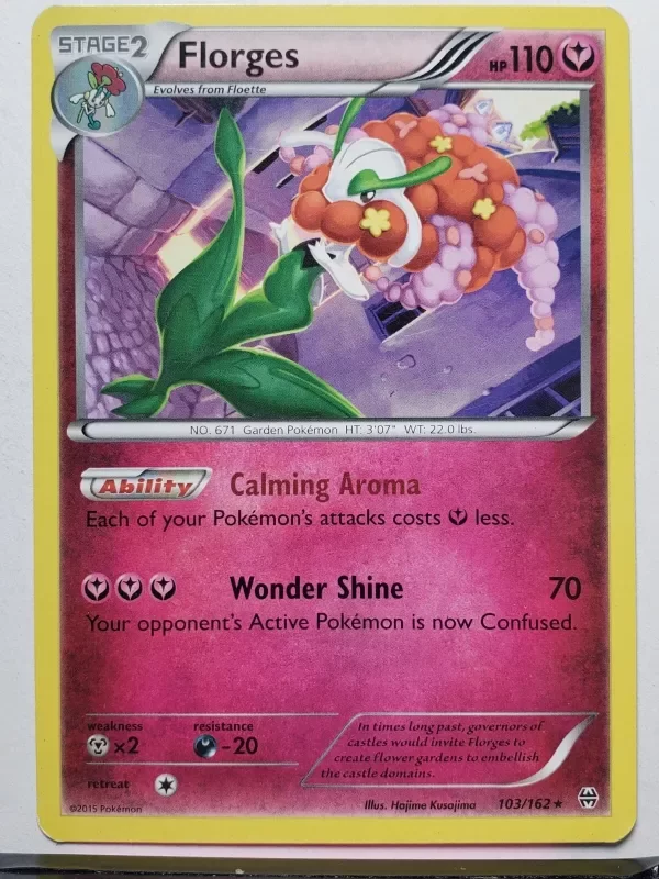 Producto - Florges 103/162 VLP - Rare XY Breakthrough Pokemon Card T1