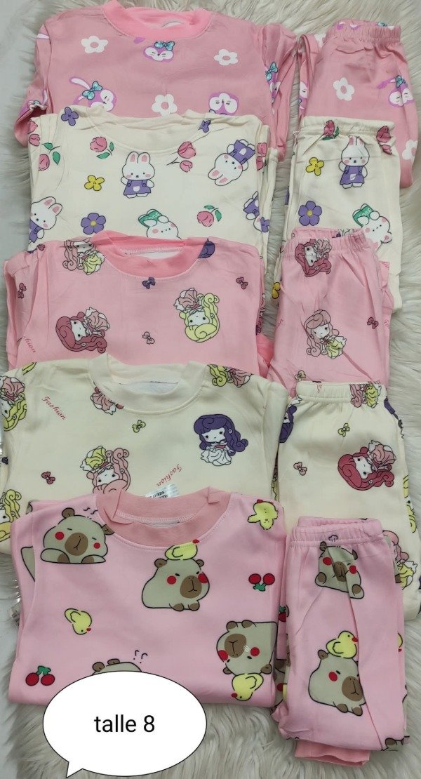 Producto - Línea Gianchu!! Pijama termico nenas