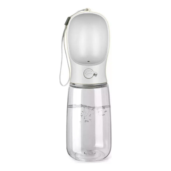 Producto - Dispenser Agua y Comida Para Mascotas 550ml BLANCO