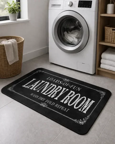 Producto - Felpudo Absorbente50x80cm Laundry Negro