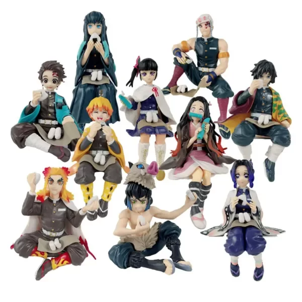 Producto - Figuras Demon Slayer Sentados