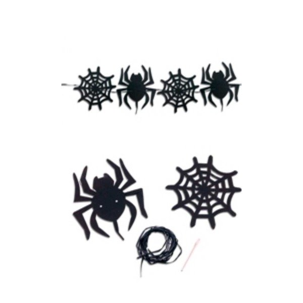 Producto - Guirnalda pañolenci araña