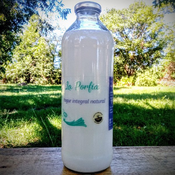 Producto - Yogur integral natural La Porfía x 1 litro