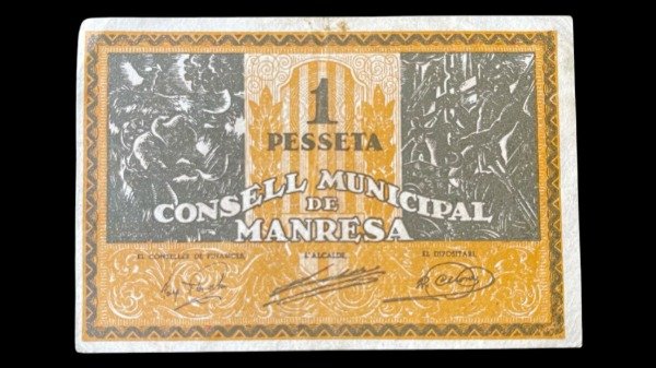 Producto - Guerra Civil Española. Manresa (1937) 1 Peseta - 0