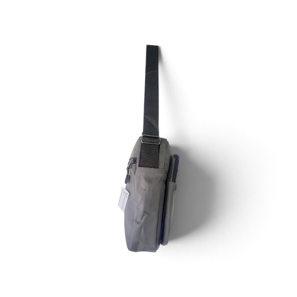Producto - Bandolera Morral La Chapelle Gris con Detalle Paracord - 1